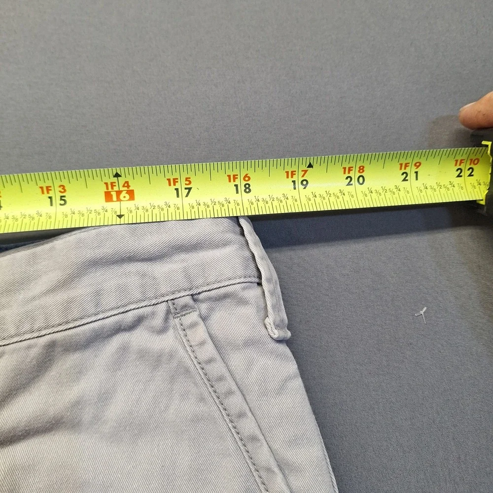Polo Ralph Lauren Relaxed Fit Chino Shorts Mens 35 Light Grey Cotton Twill 0991‎